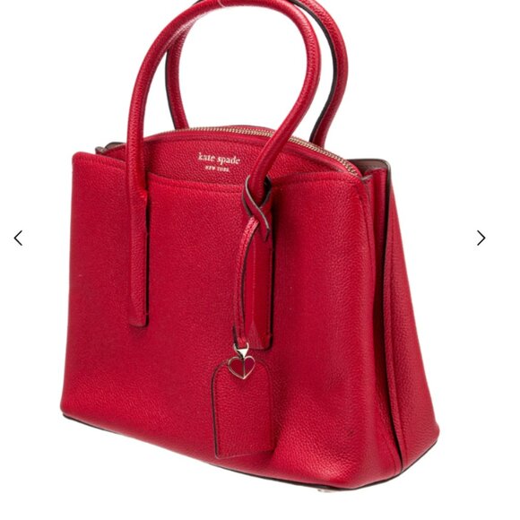 Kate Spade Margaux Medium Satchel Red - Picture 3 of 10